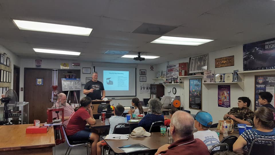 Ken Lewis formally of National Protective Services Institute NPSI Training instructing and class with Prevent Prepare Protect Training and Consultation P3TC