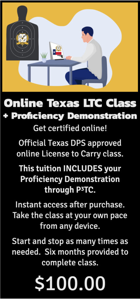 Online Texas LTC Class Proficiency Demonstration